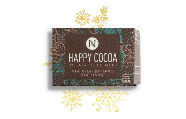 Image display of the Happy Cocoa on a white background.
